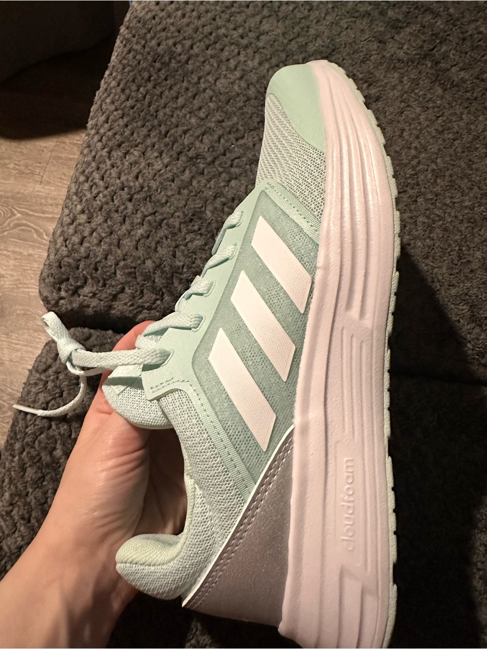 Adidas Women’s Galaxy 5 Halo Mint size 8 NWT - Picture 3 of 6